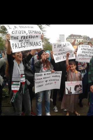 Pro-Palestijnse betoging op Sint-Jansplein >>> De Antwe
